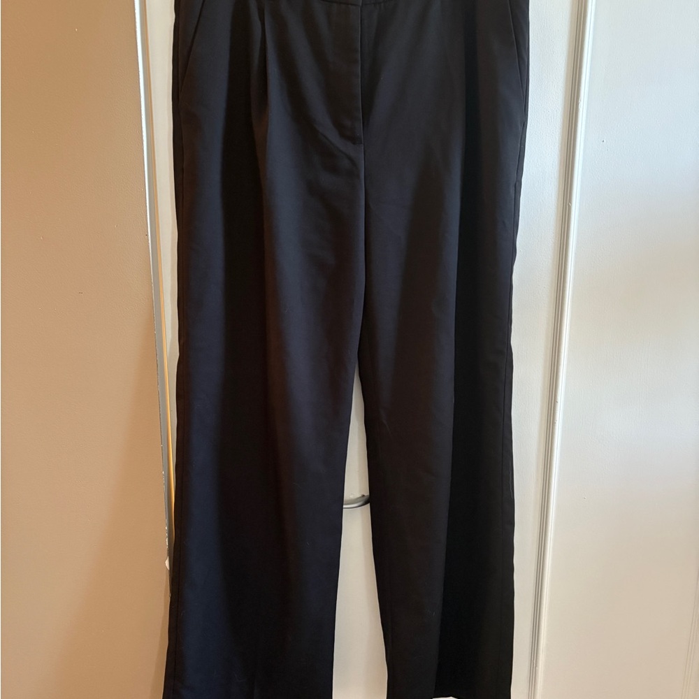 Ladies Black Wide Leg Pants